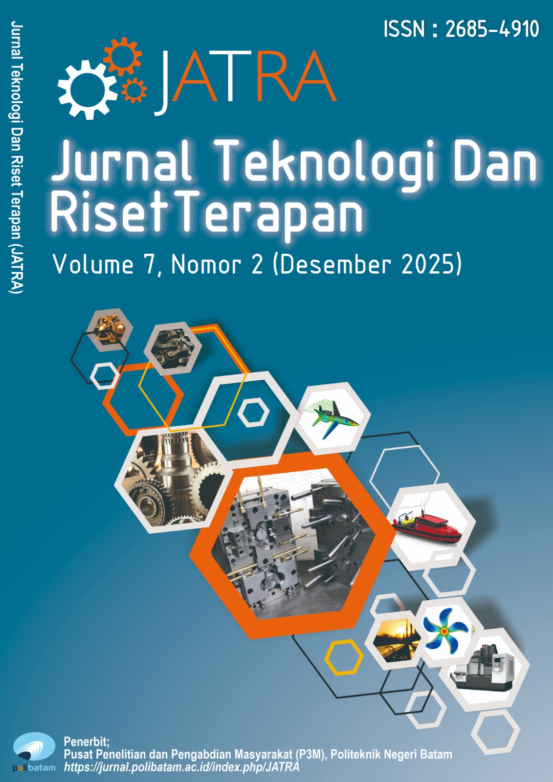 					View Vol. 7 No. 2 (2025): Jurnal Teknologi dan Riset Terapan (JATRA) - December 2025
				